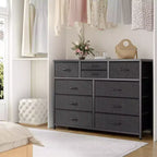 Meuble TV à 10 tiroirs pour téléviseurs de 55" – Commode de rangement polyvalente pour chambre, salon et entrée