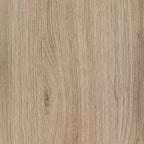 Table de chevet Primo 1 tiroir en chêne rustique - Poignée en métal, Rangement à étagère ouverte