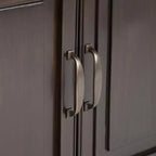 Meuble de rangement pour entrée 100 cm – Pin massif, 2 tiroirs et 2 portes, marron rustique vieilli naturel